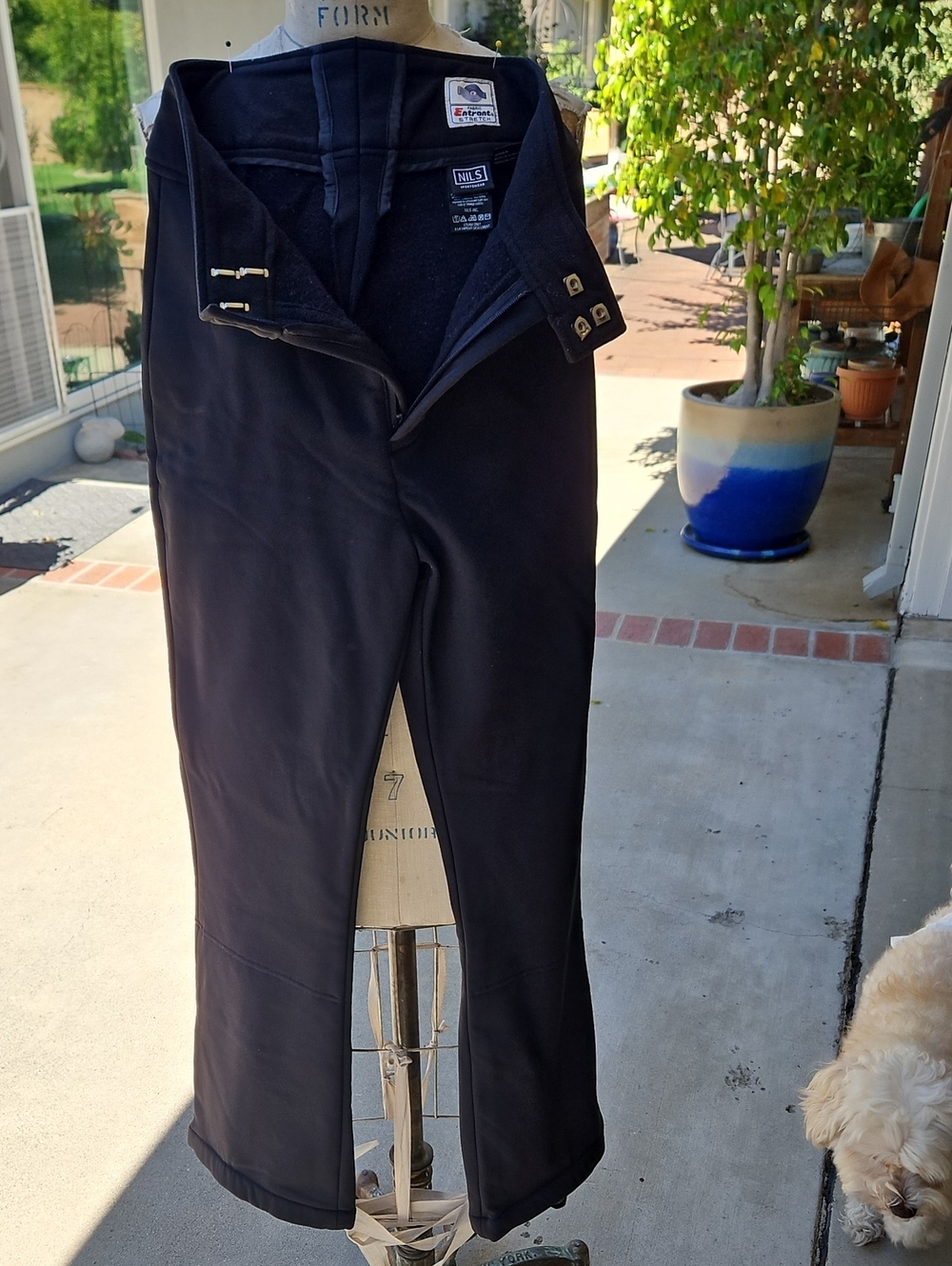 NILS Black Flare-Leg Ski Pants